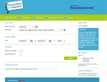 Tablet Screenshot of cheaper.travelinsurance.co.uk
